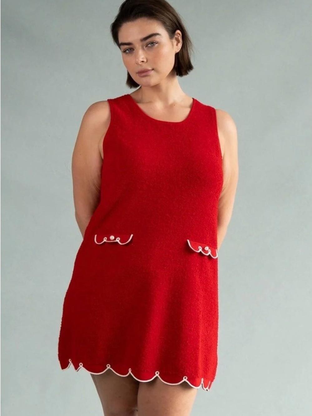 Rachel Antonoff Sylvie Dress Red L